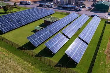 Solar photovoltaic array inspection site